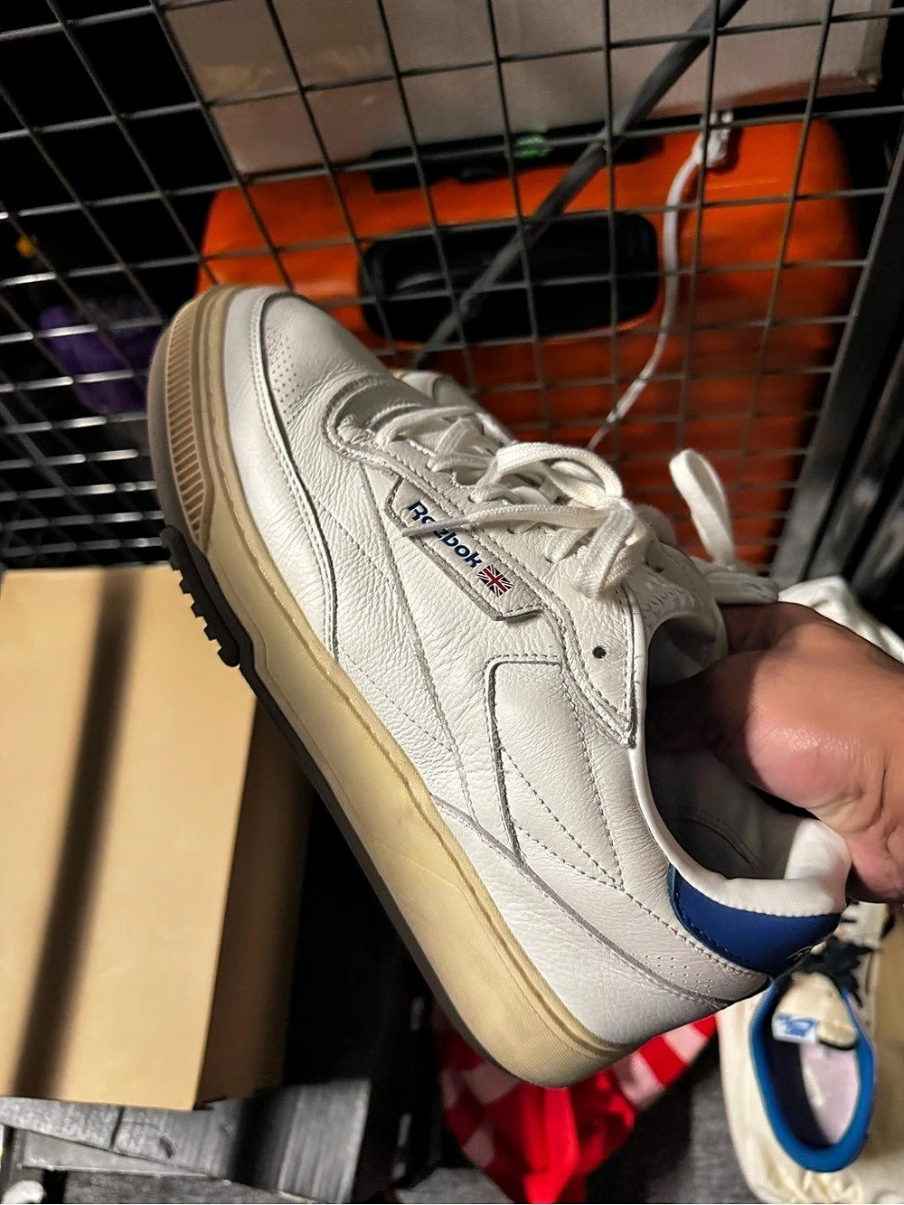 Reebok Club C LTD 85 Vintage White & Blue Sneakers